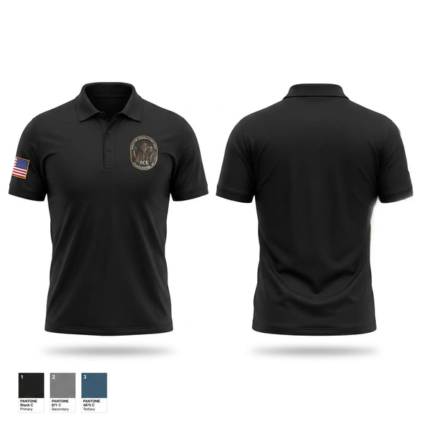 Short Sleeve Performance Polo, Immigration and Customs Enforcement Charleston SC, Police, Teamtime, Team time, sublimation, custom sports apparel, team uniforms, spirit wear, spiritwear, sports uniforms, custom shirts, team store, custom team store, fundraiser sports, apparel fundraiser