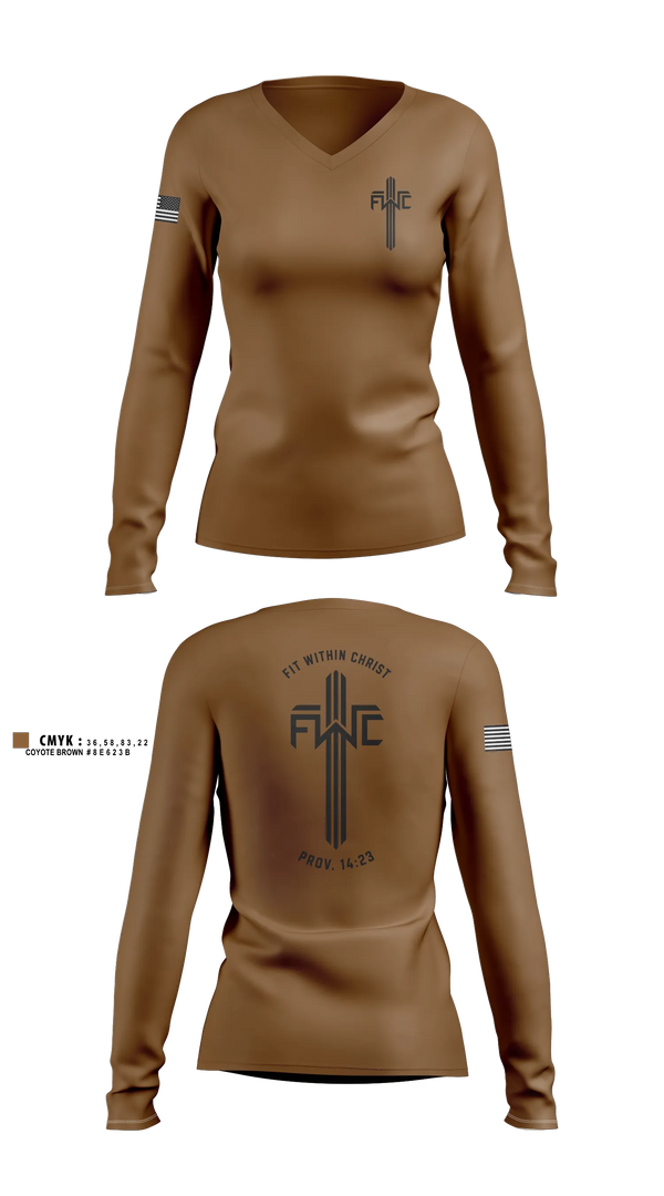 Womens Long Sleeve Vneck Shirt, 222nd MP Co, Army, Teamtime, Team time, sublimation, custom sports apparel, team uniforms, spirit wear, spiritwear, sports uniforms, custom shirts, team store, custom team store, fundraiser sports, apparel fundraiser
