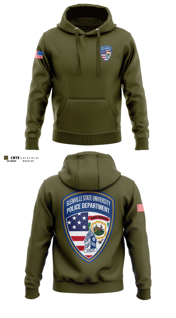Hoodie, Woodville State University Police Department, Police, Teamtime, Team time, sublimation, custom sports apparel, team uniforms, spirit wear, spiritwear, sports uniforms, custom shirts, team store, custom team store, fundraiser sports, apparel fundraiser