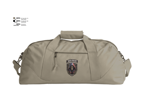 Duffle Bag, Death DealersDeath Dealers Airsoft, Spirit Store, Teamtime, Team time, sublimation, custom sports apparel, team uniforms, spirit wear, spiritwear, sports uniforms, custom shirts, team store, custom team store, fundraiser sports, apparel fundraiser