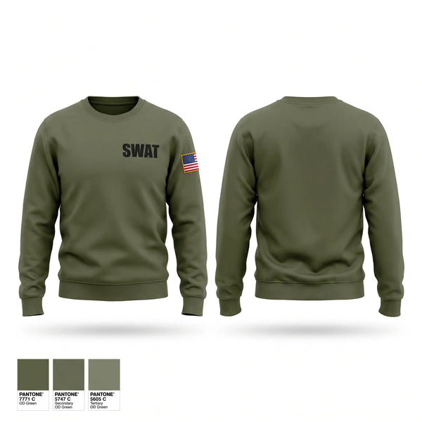 Crew Neck Sweatshirt, SWAT, Police, Teamtime, Team time, sublimation, custom sports apparel, team uniforms, spirit wear, spiritwear, sports uniforms, custom shirts, team store, custom team store, fundraiser sports, apparel fundraiser