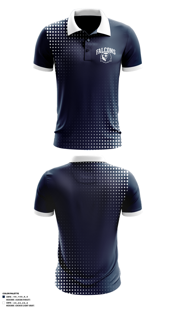 Short Sleeve Performance Polo, Frontier School of Excellence Basketball, Men's Basketball, Teamtime, Team time, sublimation, custom sports apparel, team uniforms, spirit wear, spiritwear, sports uniforms, custom shirts, team store, custom team store, fundraiser sports, apparel fundraiser