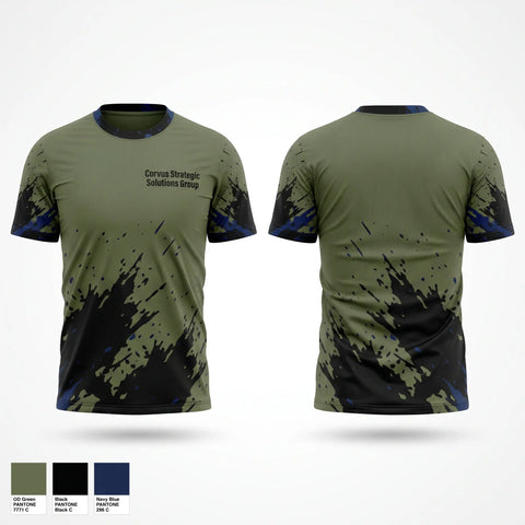 Short Sleeve Performance Shirt, Corvus Strategic Solutions Group, , Teamtime, Team time, sublimation, custom sports apparel, team uniforms, spirit wear, spiritwear, sports uniforms, custom shirts, team store, custom team store, fundraiser sports, apparel fundraiser