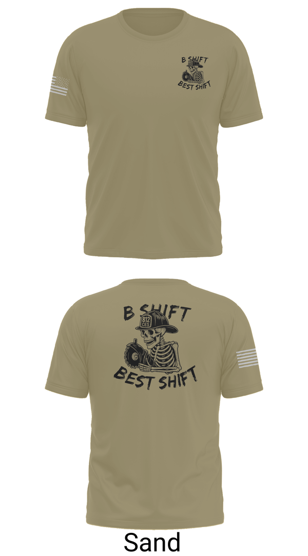 Old School Cotton Feel Shirt, 812 CES (B shift), Air Force, Teamtime, Team time, sublimation, custom sports apparel, team uniforms, spirit wear, spiritwear, sports uniforms, custom shirts, team store, custom team store, fundraiser sports, apparel fundraiser