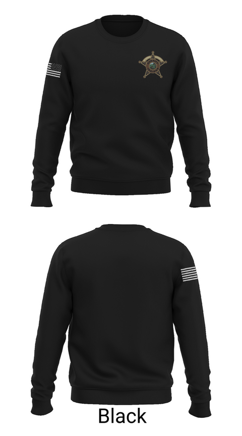 Crew Neck Sweatshirt, Starke County Sheriff's Office, Police, Teamtime, Team time, sublimation, custom sports apparel, team uniforms, spirit wear, spiritwear, sports uniforms, custom shirts, team store, custom team store, fundraiser sports, apparel fundraiser