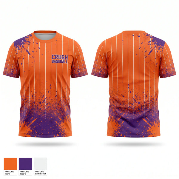 Short Sleeve Performance Shirt, Crush baseball, Baseball, Teamtime, Team time, sublimation, custom sports apparel, team uniforms, spirit wear, spiritwear, sports uniforms, custom shirts, team store, custom team store, fundraiser sports, apparel fundraiser