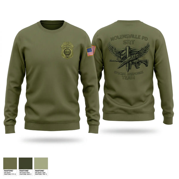 Crew Neck Sweatshirt, SRT, Police, Teamtime, Team time, sublimation, custom sports apparel, team uniforms, spirit wear, spiritwear, sports uniforms, custom shirts, team store, custom team store, fundraiser sports, apparel fundraiser