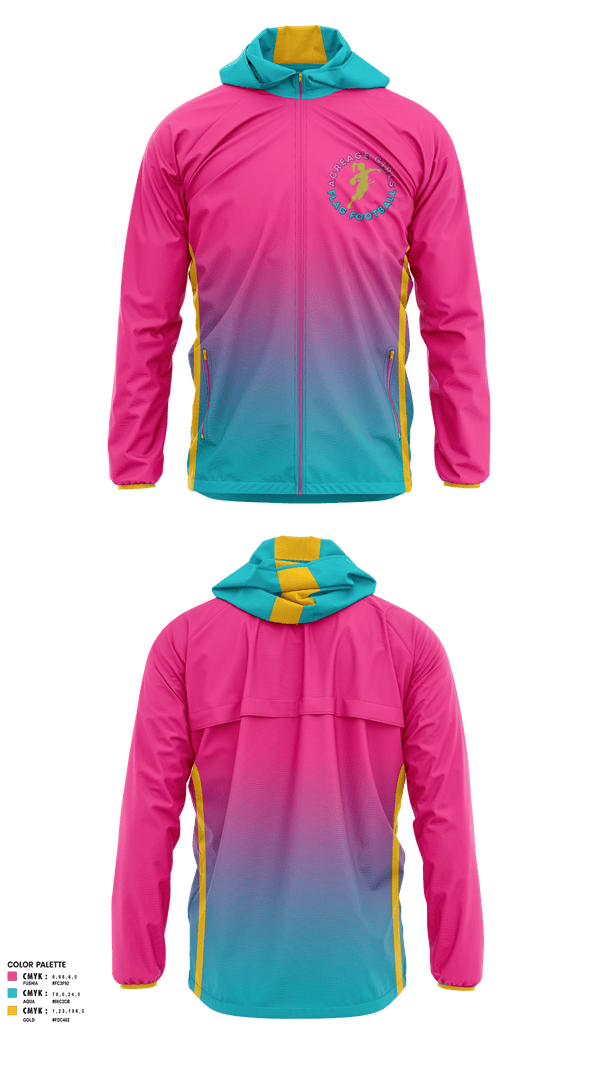 Windbreaker, Acreage Girls Flag Football, Football, Teamtime, Team time, sublimation, custom sports apparel, team uniforms, spirit wear, spiritwear, sports uniforms, custom shirts, team store, custom team store, fundraiser sports, apparel fundraiser