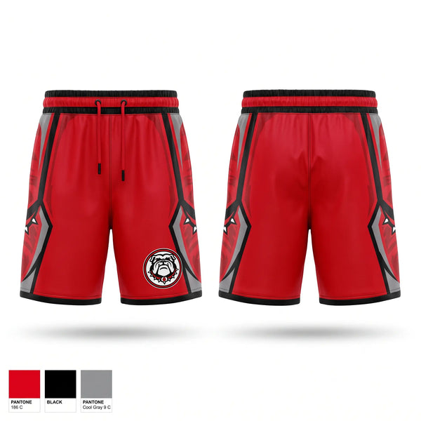 Athletic Shorts With Pockets, Hickman County Bulldogs, , Teamtime, Team time, sublimation, custom sports apparel, team uniforms, spirit wear, spiritwear, sports uniforms, custom shirts, team store, custom team store, fundraiser sports, apparel fundraiser