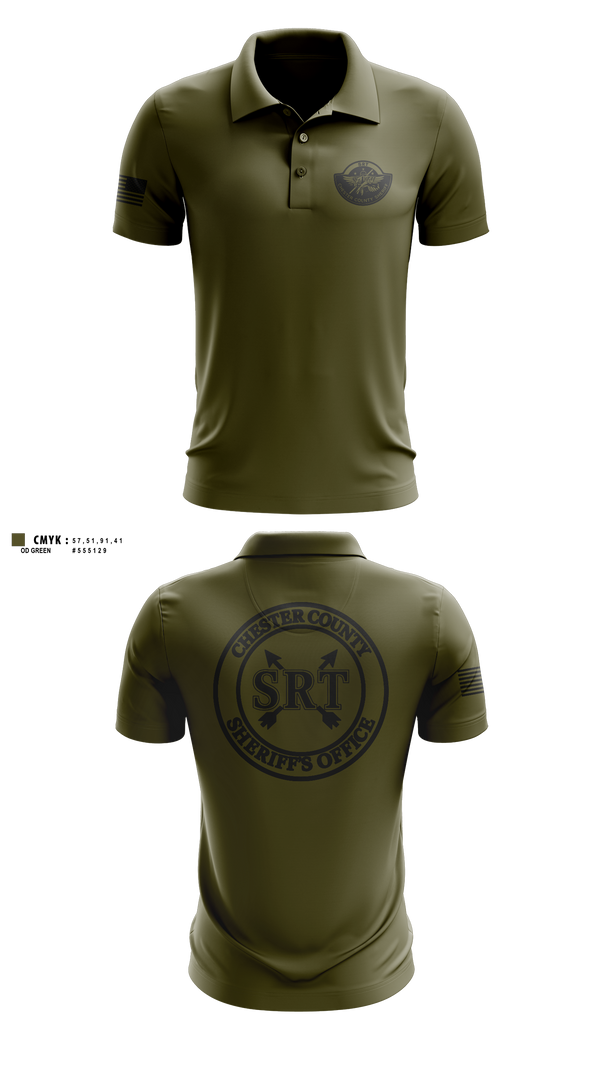 Short Sleeve Performance Polo, Chester County Sheriff’s Office SRT - SC, Police, Teamtime, Team time, sublimation, custom sports apparel, team uniforms, spirit wear, spiritwear, sports uniforms, custom shirts, team store, custom team store, fundraiser sports, apparel fundraiser
