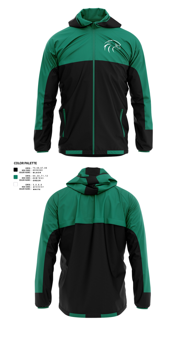 Windbreaker, NSU Riverhawks Football, , Teamtime, Team time, sublimation, custom sports apparel, team uniforms, spirit wear, spiritwear, sports uniforms, custom shirts, team store, custom team store, fundraiser sports, apparel fundraiser
