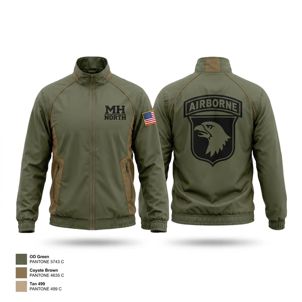 Windbreaker, MH North, Army, Teamtime, Team time, sublimation, custom sports apparel, team uniforms, spirit wear, spiritwear, sports uniforms, custom shirts, team store, custom team store, fundraiser sports, apparel fundraiser