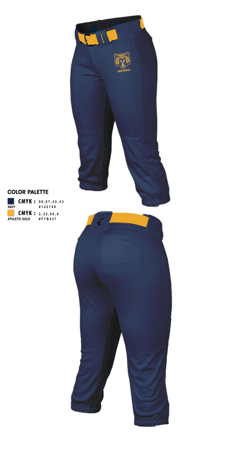 Softball Pants, Lancaster High School Softball, Softball, Teamtime, Team time, sublimation, custom sports apparel, team uniforms, spirit wear, spiritwear, sports uniforms, custom shirts, team store, custom team store, fundraiser sports, apparel fundraiser