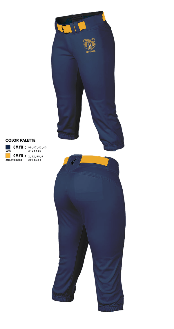 Softball Pants, Lancaster High School Softball, Softball, Teamtime, Team time, sublimation, custom sports apparel, team uniforms, spirit wear, spiritwear, sports uniforms, custom shirts, team store, custom team store, fundraiser sports, apparel fundraiser
