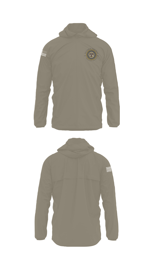 Windbreaker, Alcorn County Emergency Services, Fire Department, Teamtime, Team time, sublimation, custom sports apparel, team uniforms, spirit wear, spiritwear, sports uniforms, custom shirts, team store, custom team store, fundraiser sports, apparel fundraiser