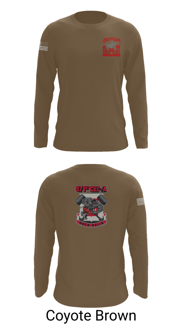 Long Sleeve Performance Shirt, 571st CEC-A, , Teamtime, Team time, sublimation, custom sports apparel, team uniforms, spirit wear, spiritwear, sports uniforms, custom shirts, team store, custom team store, fundraiser sports, apparel fundraiser