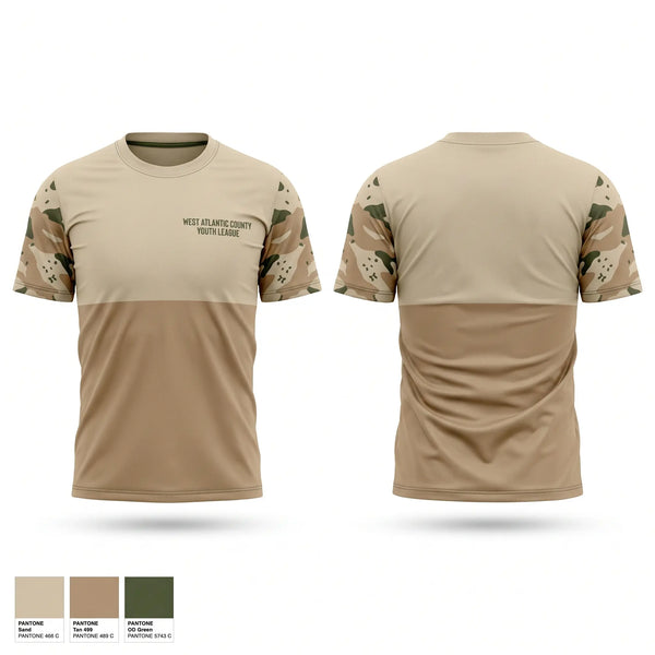 Soft Poly Tee Cotton Like Feel, West Atlantic County Youth League, Women's Soccer, Teamtime, Team time, sublimation, custom sports apparel, team uniforms, spirit wear, spiritwear, sports uniforms, custom shirts, team store, custom team store, fundraiser sports, apparel fundraiser