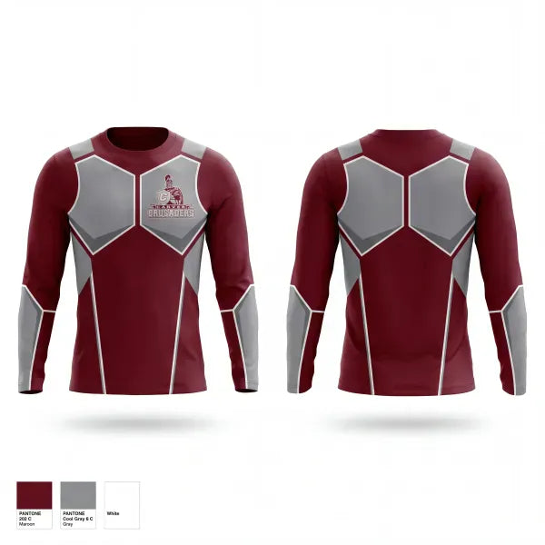 Long Sleeve Performance Shirt, Carver Crusaders Field Hockey, Field Hockey, Teamtime, Team time, sublimation, custom sports apparel, team uniforms, spirit wear, spiritwear, sports uniforms, custom shirts, team store, custom team store, fundraiser sports, apparel fundraiser