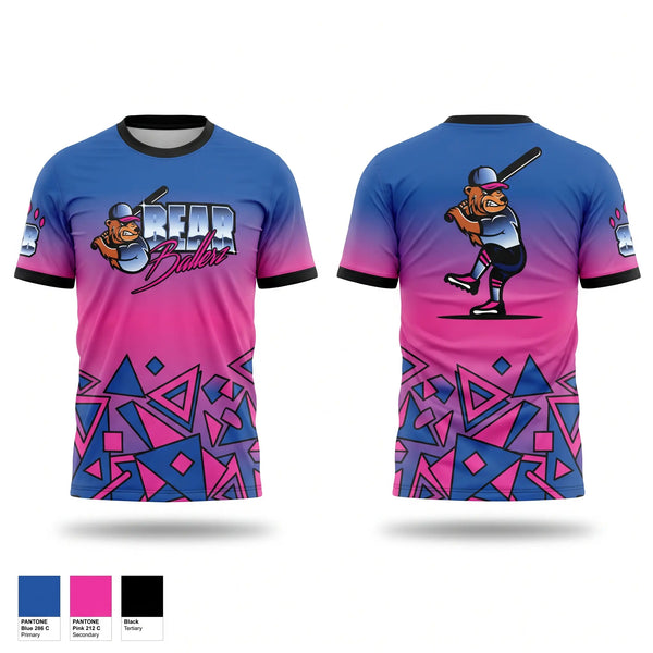 Short Sleeve Performance Shirt, Bear Ballerz, Softball, Teamtime, Team time, sublimation, custom sports apparel, team uniforms, spirit wear, spiritwear, sports uniforms, custom shirts, team store, custom team store, fundraiser sports, apparel fundraiser