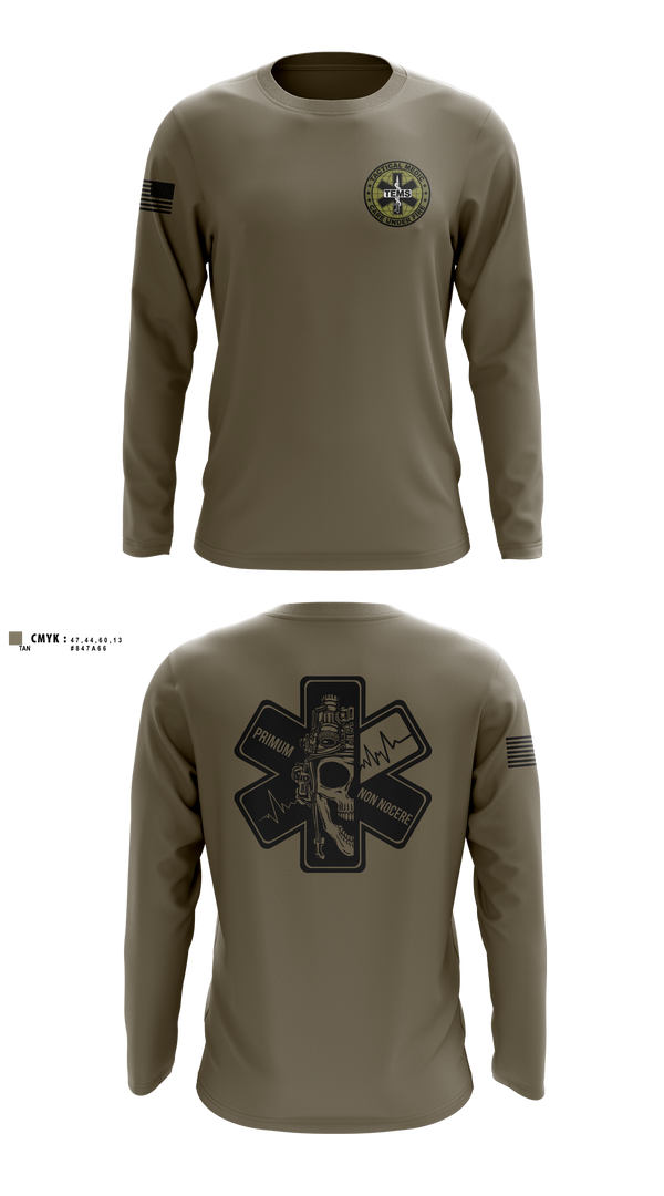 Long Sleeve Performance Shirt, Jim Wells County sheriff, EMS/EMT, Teamtime, Team time, sublimation, custom sports apparel, team uniforms, spirit wear, spiritwear, sports uniforms, custom shirts, team store, custom team store, fundraiser sports, apparel fundraiser