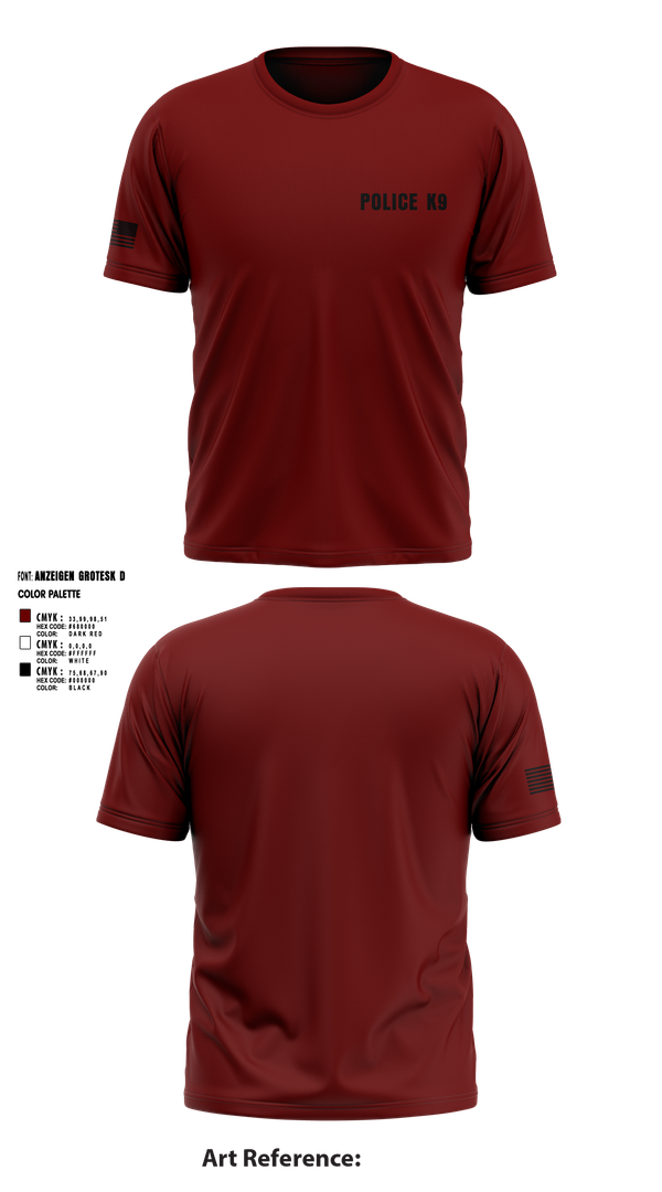 Short Sleeve Performance Shirt, POLICE K9, , Teamtime, Team time, sublimation, custom sports apparel, team uniforms, spirit wear, spiritwear, sports uniforms, custom shirts, team store, custom team store, fundraiser sports, apparel fundraiser