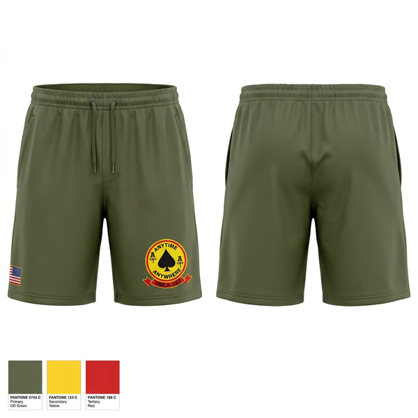 Athletic Shorts With Pockets, HMLA-267, Marines, Teamtime, Team time, sublimation, custom sports apparel, team uniforms, spirit wear, spiritwear, sports uniforms, custom shirts, team store, custom team store, fundraiser sports, apparel fundraiser