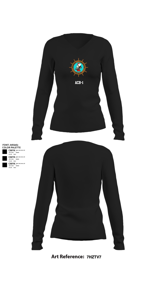 Womens Long Sleeve Vneck Shirt, ACB-1, , Teamtime, Team time, sublimation, custom sports apparel, team uniforms, spirit wear, spiritwear, sports uniforms, custom shirts, team store, custom team store, fundraiser sports, apparel fundraiser