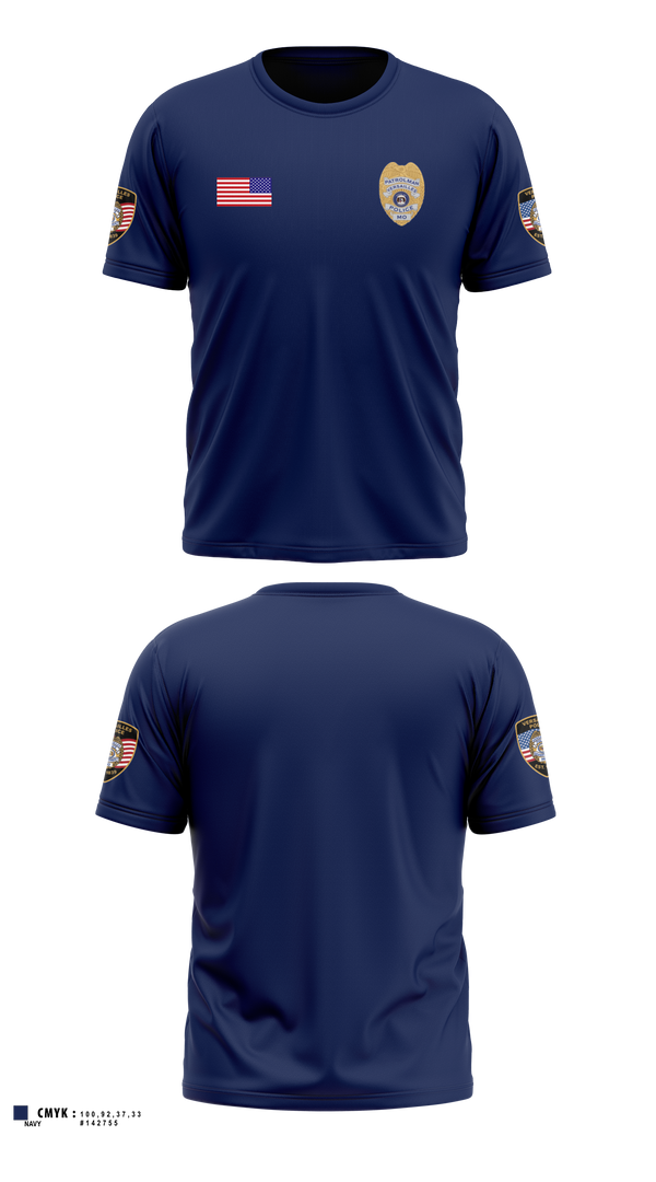 Old School Cotton Feel Shirt, Versailles Police Department, Police, Teamtime, Team time, sublimation, custom sports apparel, team uniforms, spirit wear, spiritwear, sports uniforms, custom shirts, team store, custom team store, fundraiser sports, apparel fundraiser