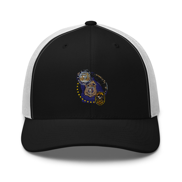 Police Department Academy 26016333 Retro Trucker Hat | Yupoong 6606