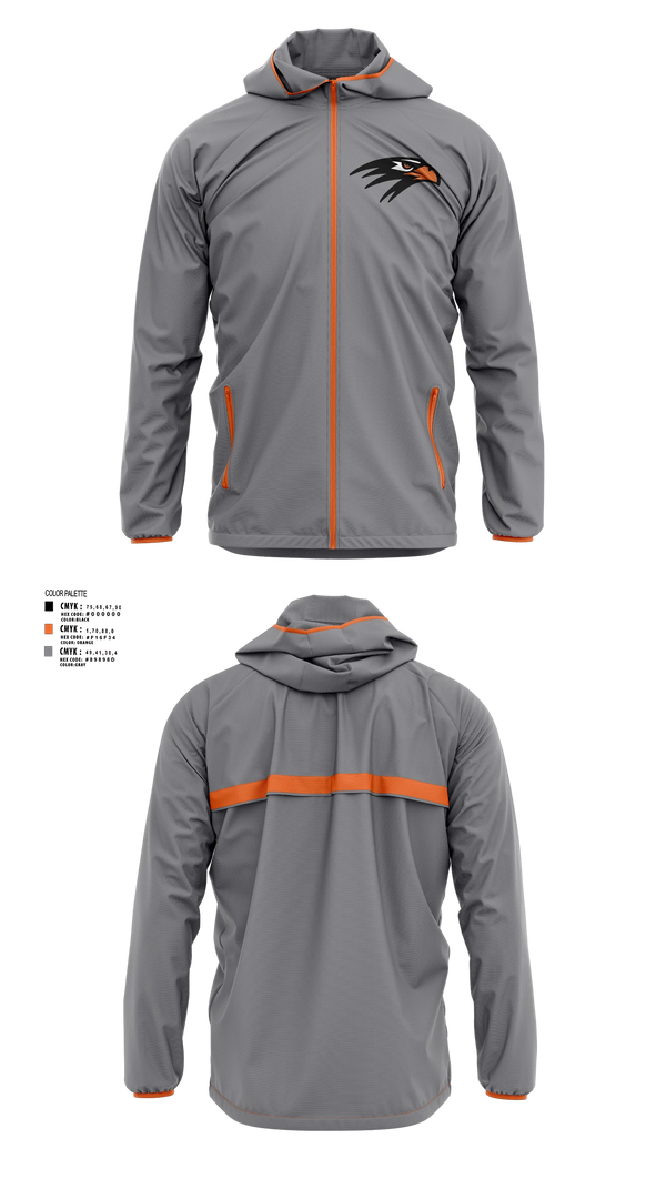 Windbreaker, Bloomer Blackhawk'sTrack & Field, Track & Field, Teamtime, Team time, sublimation, custom sports apparel, team uniforms, spirit wear, spiritwear, sports uniforms, custom shirts, team store, custom team store, fundraiser sports, apparel fundraiser