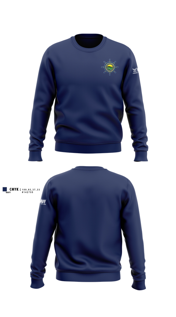 Crew Neck Sweatshirt, NTAG HEARTLAND 2026, Navy, Teamtime, Team time, sublimation, custom sports apparel, team uniforms, spirit wear, spiritwear, sports uniforms, custom shirts, team store, custom team store, fundraiser sports, apparel fundraiser