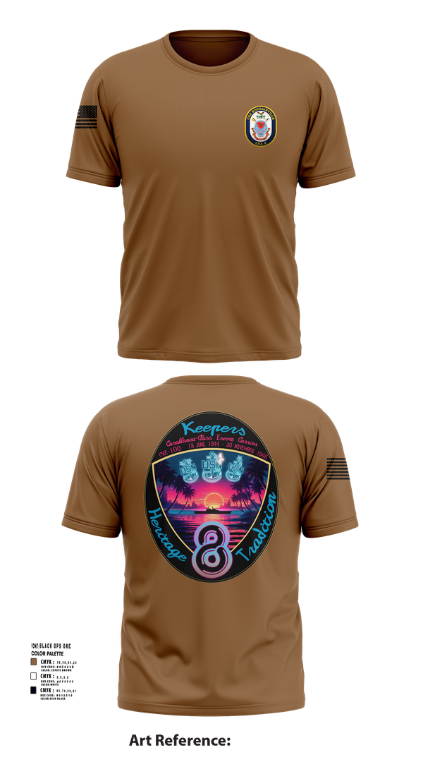 Short Sleeve Performance Shirt, USS Bougainville CPO, , Teamtime, Team time, sublimation, custom sports apparel, team uniforms, spirit wear, spiritwear, sports uniforms, custom shirts, team store, custom team store, fundraiser sports, apparel fundraiser
