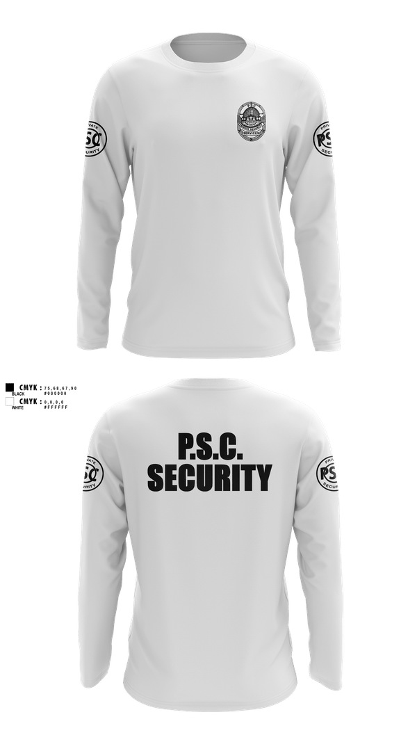 Long Sleeve Performance Shirt, Security, Police, Teamtime, Team time, sublimation, custom sports apparel, team uniforms, spirit wear, spiritwear, sports uniforms, custom shirts, team store, custom team store, fundraiser sports, apparel fundraiser