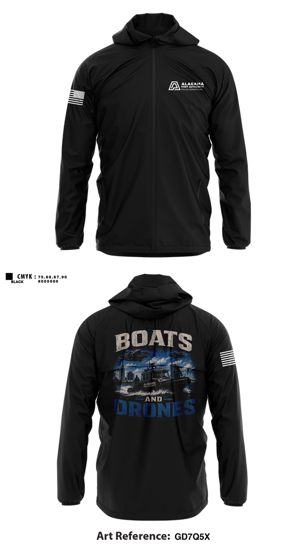 Alabama Port Authority Police Windbreaker - 13
