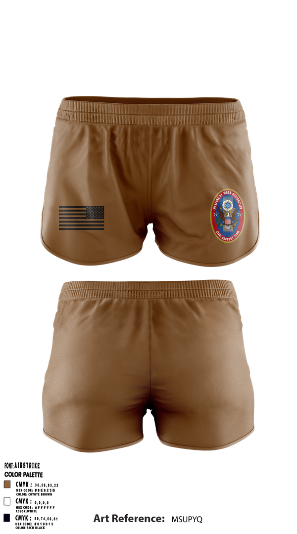 Ranger Panties, 31st Civil Support Team, , Teamtime, Team time, sublimation, custom sports apparel, team uniforms, spirit wear, spiritwear, sports uniforms, custom shirts, team store, custom team store, fundraiser sports, apparel fundraiser