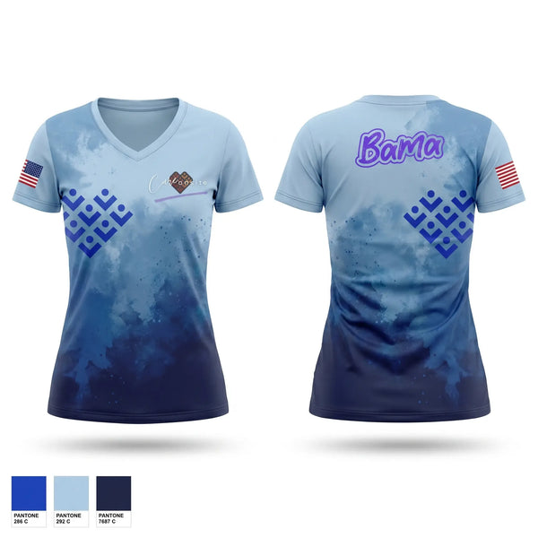 Womens Short Sleeve Vneck Shirt, Careonsite, EMS/EMT, Teamtime, Team time, sublimation, custom sports apparel, team uniforms, spirit wear, spiritwear, sports uniforms, custom shirts, team store, custom team store, fundraiser sports, apparel fundraiser