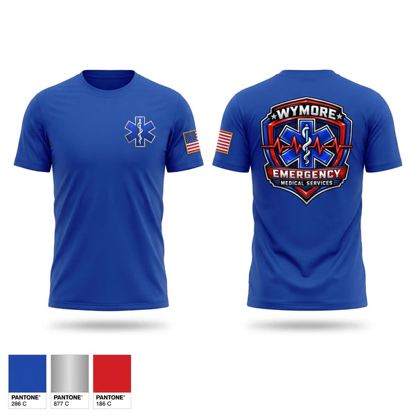 Short Sleeve Performance Shirt, Wymore EMS, EMS/EMT, Teamtime, Team time, sublimation, custom sports apparel, team uniforms, spirit wear, spiritwear, sports uniforms, custom shirts, team store, custom team store, fundraiser sports, apparel fundraiser