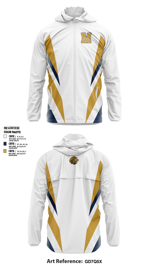 Windbreaker, Meadowbrook Monarchs, Track & Field, Teamtime, Team time, sublimation, custom sports apparel, team uniforms, spirit wear, spiritwear, sports uniforms, custom shirts, team store, custom team store, fundraiser sports, apparel fundraiser