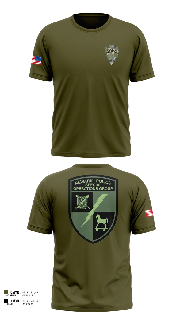 Short Sleeve Performance Shirt, Newark Police Special Operations Group, Police, Teamtime, Team time, sublimation, custom sports apparel, team uniforms, spirit wear, spiritwear, sports uniforms, custom shirts, team store, custom team store, fundraiser sports, apparel fundraiser