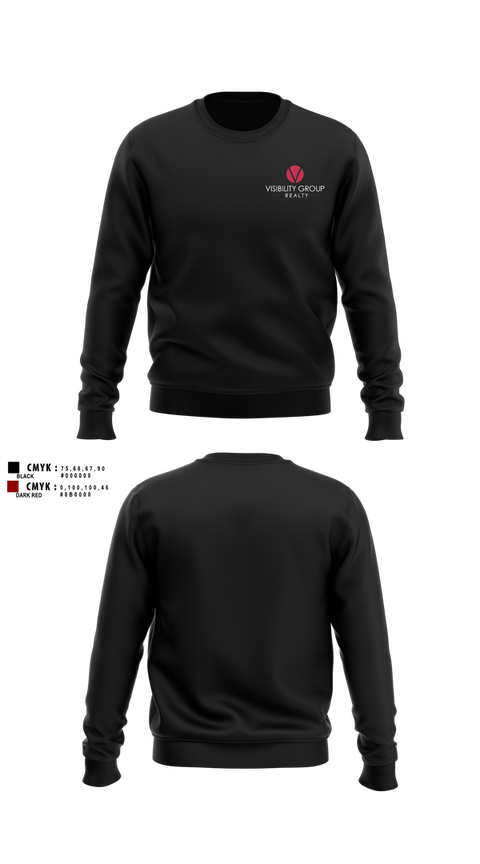 Crew Neck Sweatshirt, Keller Williams realty, , Teamtime, Team time, sublimation, custom sports apparel, team uniforms, spirit wear, spiritwear, sports uniforms, custom shirts, team store, custom team store, fundraiser sports, apparel fundraiser