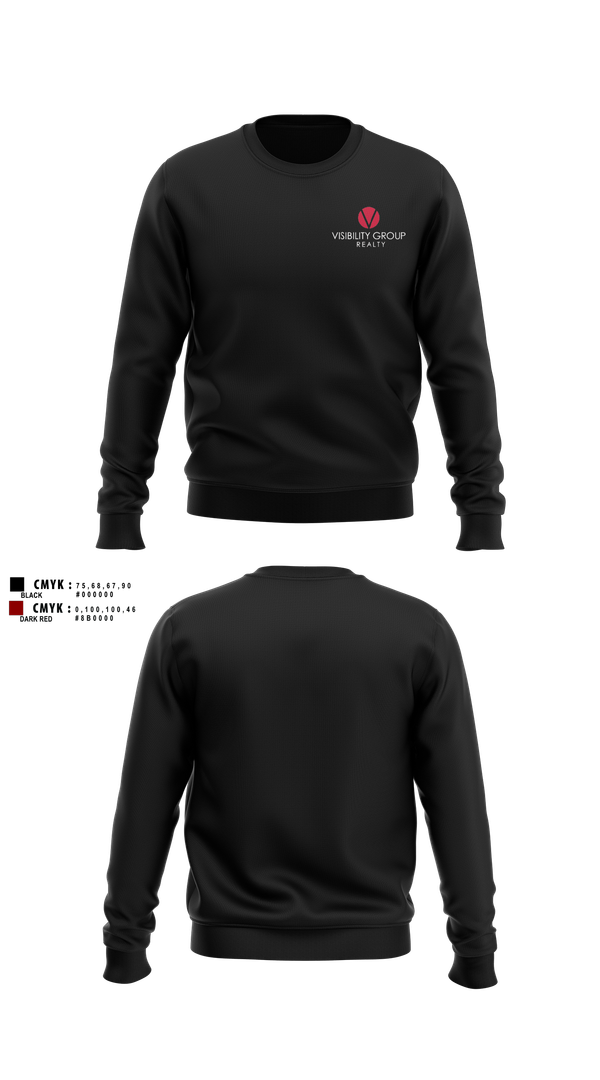 Crew Neck Sweatshirt, Keller Williams realty, , Teamtime, Team time, sublimation, custom sports apparel, team uniforms, spirit wear, spiritwear, sports uniforms, custom shirts, team store, custom team store, fundraiser sports, apparel fundraiser