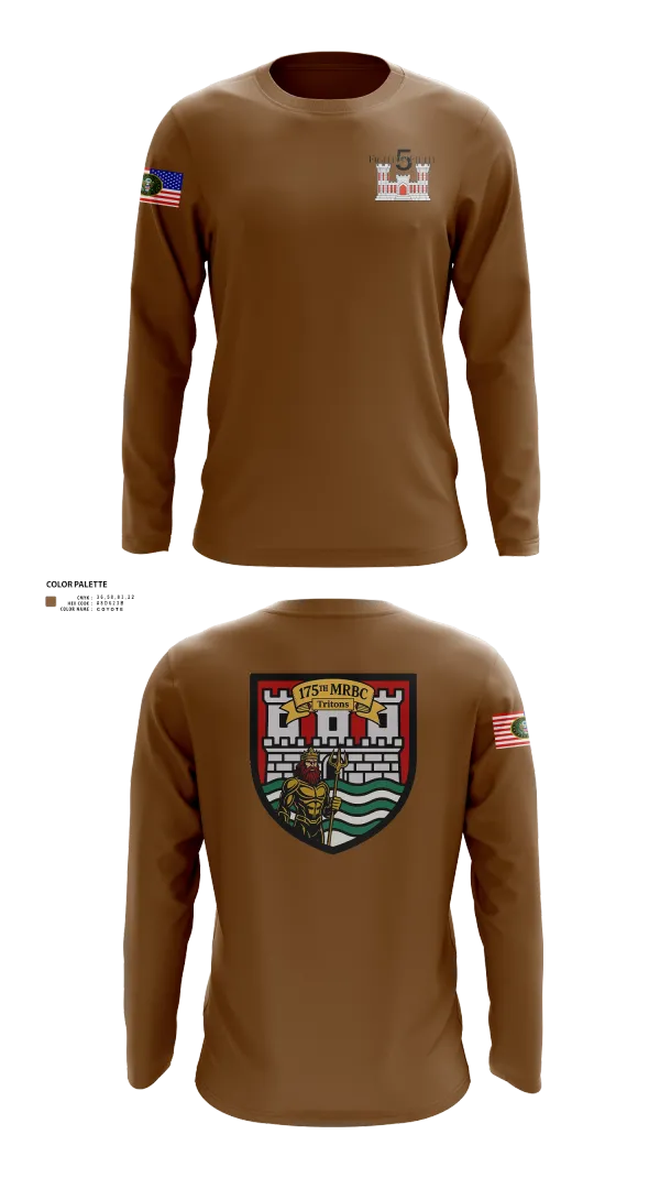 Long Sleeve Performance Shirt, 175th MRBC, , Teamtime, Team time, sublimation, custom sports apparel, team uniforms, spirit wear, spiritwear, sports uniforms, custom shirts, team store, custom team store, fundraiser sports, apparel fundraiser