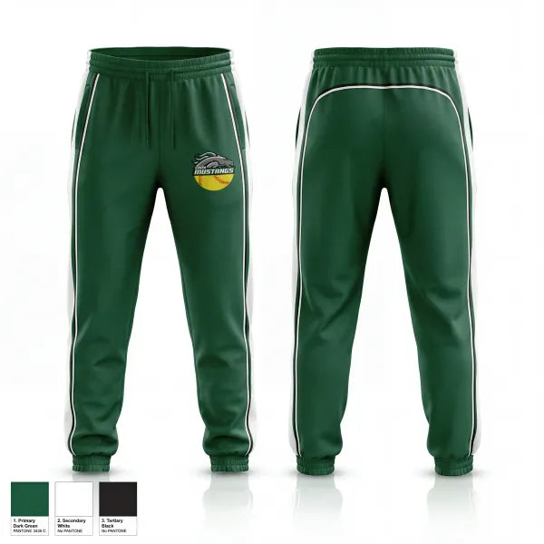 Sweatpants, Lady Mustangs, Softball, Teamtime, Team time, sublimation, custom sports apparel, team uniforms, spirit wear, spiritwear, sports uniforms, custom shirts, team store, custom team store, fundraiser sports, apparel fundraiser