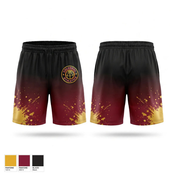 Athletic Shorts With Pockets, Colossal Athletics, Men's Basketball, Teamtime, Team time, sublimation, custom sports apparel, team uniforms, spirit wear, spiritwear, sports uniforms, custom shirts, team store, custom team store, fundraiser sports, apparel fundraiser