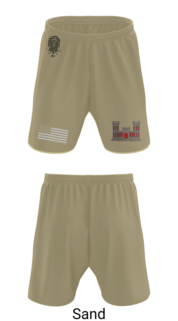 Athletic Shorts With Pockets, 1221st Route Clearance Co., National Guard, Teamtime, Team time, sublimation, custom sports apparel, team uniforms, spirit wear, spiritwear, sports uniforms, custom shirts, team store, custom team store, fundraiser sports, apparel fundraiser