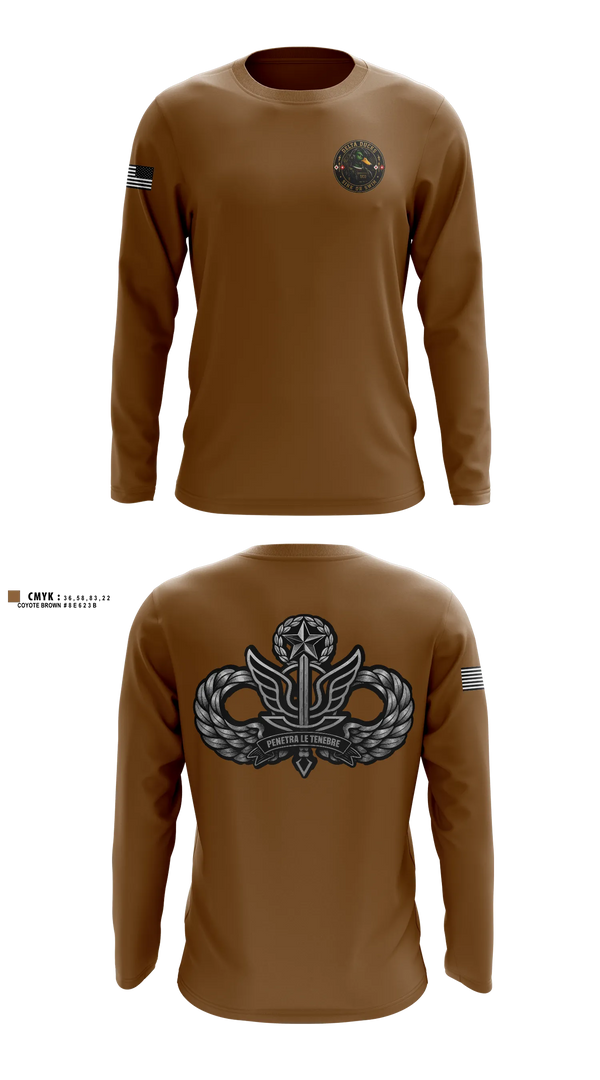 Long Sleeve Performance Shirt, 112th SIG BN (SO)(A), Army, Teamtime, Team time, sublimation, custom sports apparel, team uniforms, spirit wear, spiritwear, sports uniforms, custom shirts, team store, custom team store, fundraiser sports, apparel fundraiser