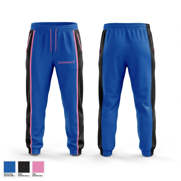 Sweatpants, Cutiebooties FC, Men's Soccer, Teamtime, Team time, sublimation, custom sports apparel, team uniforms, spirit wear, spiritwear, sports uniforms, custom shirts, team store, custom team store, fundraiser sports, apparel fundraiser