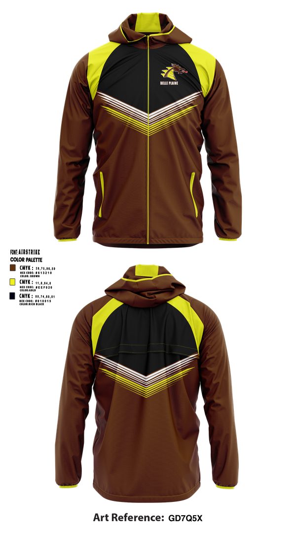 Windbreaker, Belle Plaine High School, Spirit Store, Teamtime, Team time, sublimation, custom sports apparel, team uniforms, spirit wear, spiritwear, sports uniforms, custom shirts, team store, custom team store, fundraiser sports, apparel fundraiser