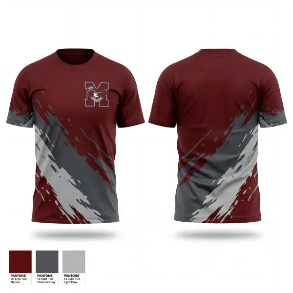 Old School Cotton Feel Shirt, Red Bud High School Track & Field, Track & Field, Teamtime, Team time, sublimation, custom sports apparel, team uniforms, spirit wear, spiritwear, sports uniforms, custom shirts, team store, custom team store, fundraiser sports, apparel fundraiser