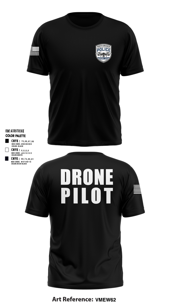 Short Sleeve Performance Shirt, North Branch Police Dept., , Teamtime, Team time, sublimation, custom sports apparel, team uniforms, spirit wear, spiritwear, sports uniforms, custom shirts, team store, custom team store, fundraiser sports, apparel fundraiser